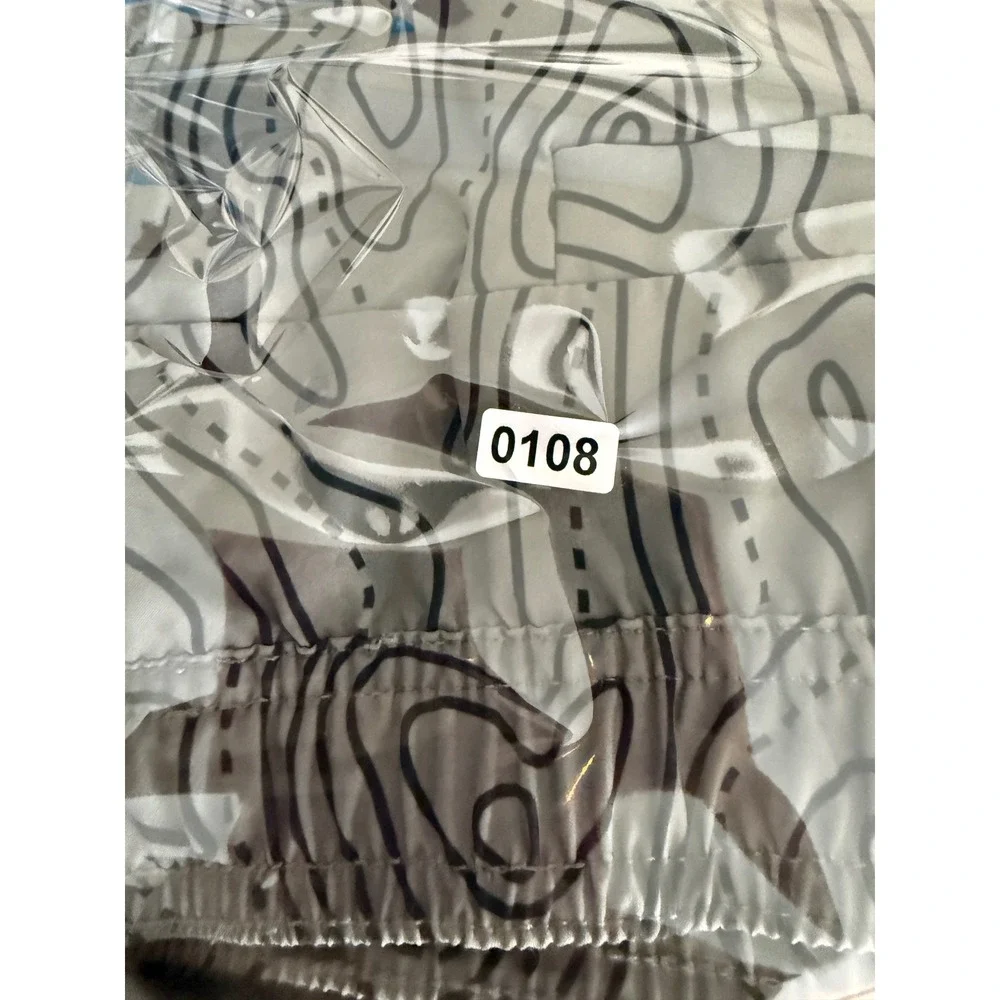 Bass Outdoor Shorts XXL Topo Map Print Gray‎ Hiking Trail 7